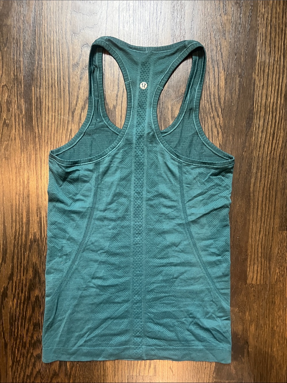Lululemon Athletica Swiftly Tech Teal Seamless Racerback Tank Top Dark Green | 4 - Picture 3 of 4
